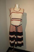 King Louie casual jurk strepen kleur model strik koort mt L