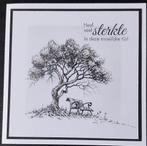 Zelfgemaakte condeleancekaarten, Hobby en Vrije tijd, Kaarten | Zelfgemaakt, Ophalen of Verzenden, Zo goed als nieuw, Overige thema's