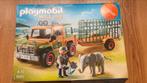 Playmobil Wildlife -6937-  ranger terreinwagen olifant, Ophalen of Verzenden, Gebruikt, Complete set