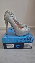 Pleaser Destiny-06R Zilver Glitter Pumps, Maat 37, Nieuw, Pleaser, Ophalen of Verzenden, Schoenen met hoge hakken