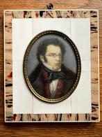 Mooi lijstje met miniatuur portret, Ophalen of Verzenden