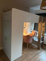 Petite Amelie Ombre Hoogslaper met Bureau & Kast, Ophalen, Hoogslaper, Eenpersoons, Zo goed als nieuw