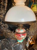 Te koop antieke olielamp, Antiek en Kunst, Antiek | Lampen, Ophalen of Verzenden