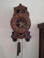 Oude houten klok te koop wegens verhuizing., Antiek en Kunst, Ophalen