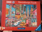 Puzzel New York getekend, Hobby en Vrije tijd, Denksport en Puzzels, Ophalen of Verzenden, 500 t/m 1500 stukjes, Zo goed als nieuw