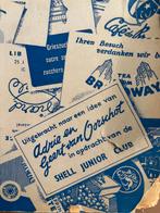 Suikerzakjes in van Oorschot Shell Junior club plakboek, Ophalen of Verzenden