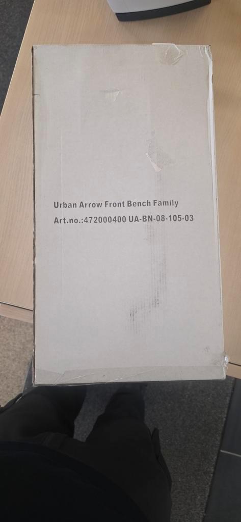 Urban Arrow Family Bankje - Nieuw in doos!, Fietsen en Brommers, Fietsen | Bakfietsen, Nieuw, Ophalen of Verzenden