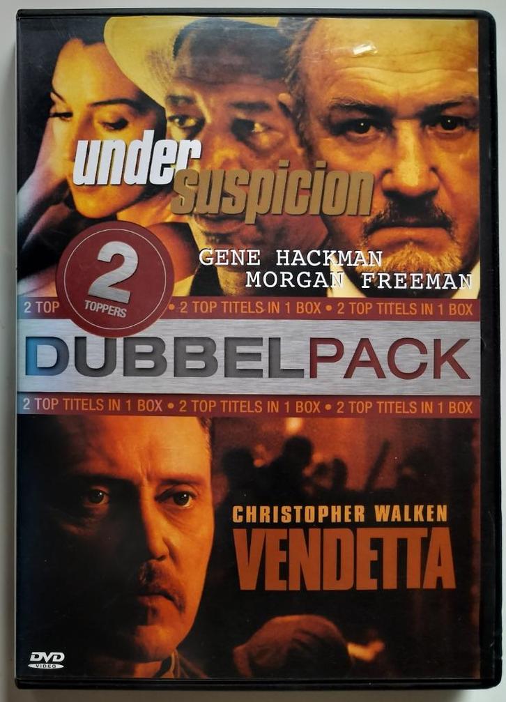 Under Suspicion (2000) & Vendetta (1999), Cd's en Dvd's, Dvd's | Thrillers en Misdaad, Zo goed als nieuw, Overige genres, Vanaf 16 jaar