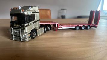 Wsi van der Heijden Scania  R580 6x2 met semidieplader beschikbaar voor biedingen