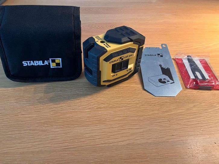 Stabila Lax 300 kruislijnlaser, Doe-het-zelf en Verbouw, Meetapparatuur, Zo goed als nieuw, Ophalen of Verzenden