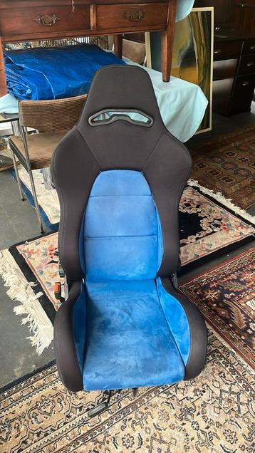 Autostyle Sportstoel zwart/blauw beschikbaar voor biedingen