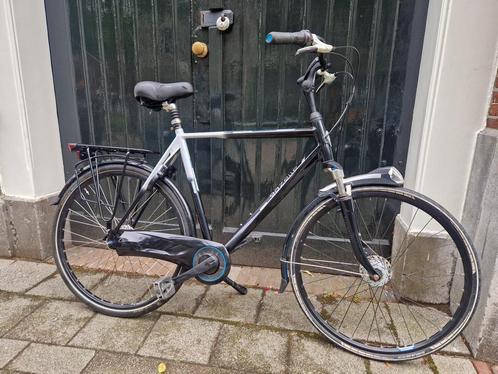 Gazelle herennfiets 61cm, Fietsen en Brommers, Fietsen | Dames | Damesfietsen, Zo goed als nieuw, Gazelle, Versnellingen, 56 cm of meer