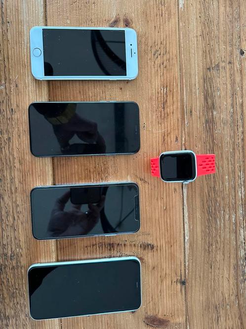 Partij iPhones. iPhone 11, Xs, X, 7 en Apple Watch 4, Telecommunicatie, Mobiele telefoons | Apple iPhone, Gebruikt, iPhone 7, Goud