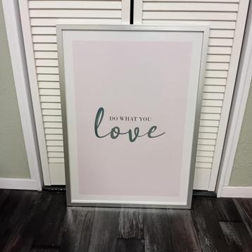 schilderij met poster beschikbaar voor biedingen