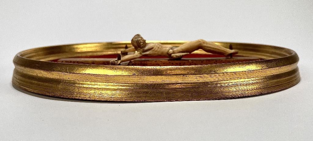 58. Corpus Christi - ivoren sculptuur, 19e eeuw, Antiek en Kunst, Ophalen of Verzenden