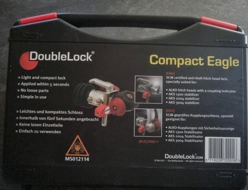 SCM gecertificeerd disselslot DoubleLock Compact Eagle, Caravans en Kamperen, Caravan accessoires, Zo goed als nieuw, Ophalen of Verzenden