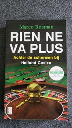 Rien ne va plus, Marco Rosman, Ophalen of Verzenden, Zo goed als nieuw, Overige onderwerpen, Marco Rosman