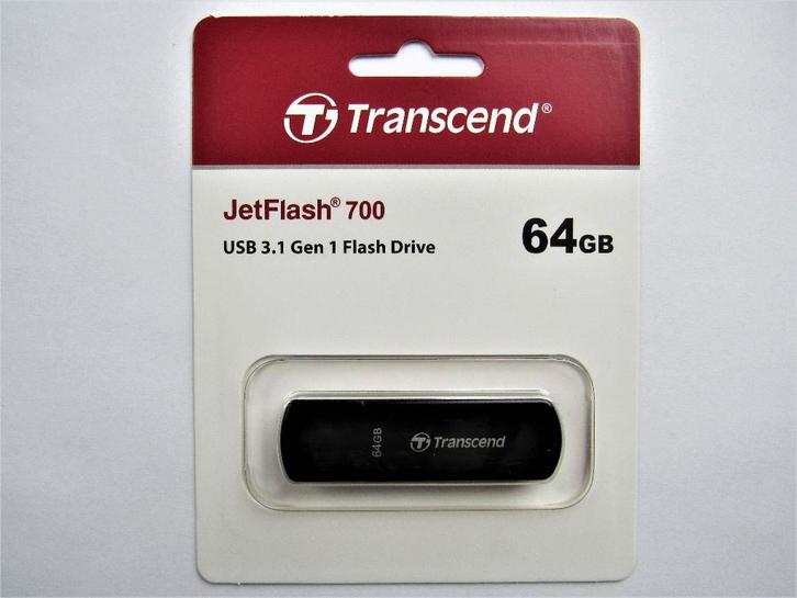 Transcend JetFlash USB 3.1 stick 64GB nieuw, Computers en Software, USB Sticks, Nieuw, 64 GB, Ophalen of Verzenden