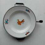 Oud warmhoudbord met Disney-figuren, Ophalen of Verzenden