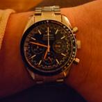 Sportieve chronograaf!, Sieraden, Tassen en Uiterlijk, Horloges | Heren, Staal, Staal, Polshorloge, Ophalen of Verzenden