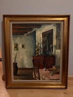 Nostalgisch schilderij stoer sober landelijk, 50 tot 75 cm, Ophalen of Verzenden, Zo goed als nieuw, Schilderij