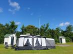 Polaris voortent Nova 300 + Uitbouw Campout Nova 532, Caravans en Kamperen, Voortenten en Luifels, Ophalen, Zo goed als nieuw