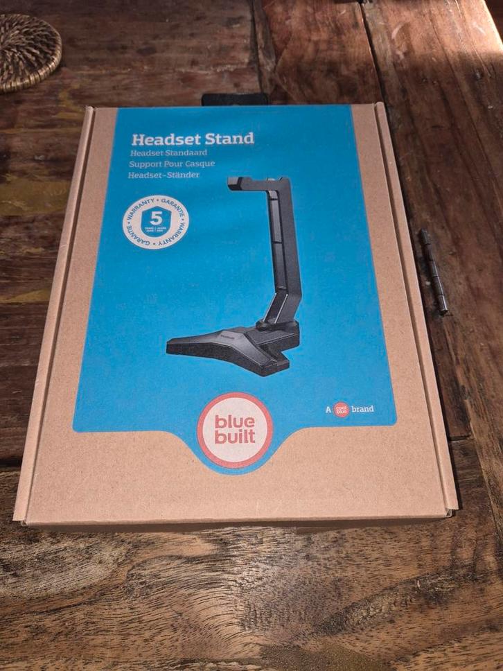 Nieuwe Blue Built Headset Stand - Originele Verpakking, Computers en Software, Headsets, Nieuw, Ophalen of Verzenden