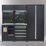 Werkplaatsinrichting RVS werkblad 225 cm van €2795 VOOR, Ophalen, Zo goed als nieuw