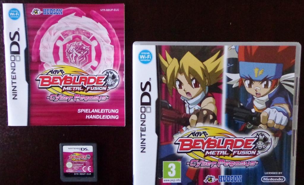 Beyblade Metal Fusion Cyber Pegasus voor de Nintendo DS, 1 speler, Ophalen of Verzenden, Zo goed als nieuw, Vanaf 3 jaar