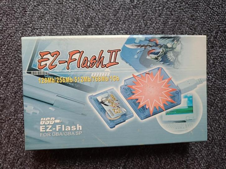 Ez-flash II 2 PS gba memory card 1Gb, Spelcomputers en Games, Games | Nintendo Game Boy, Zo goed als nieuw, 1 speler, Ophalen of Verzenden