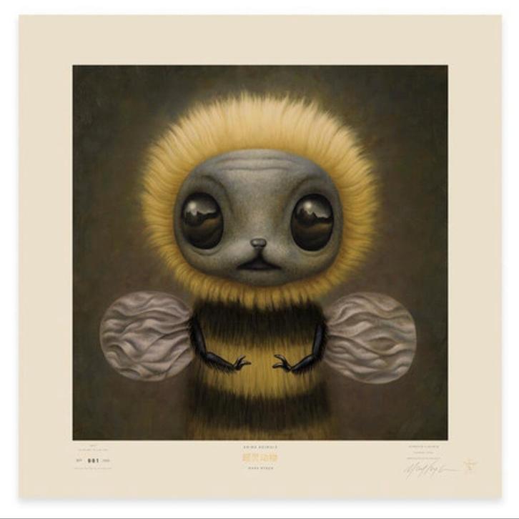 🐝 Mark Ryden – ‘Bee’ (2020) [Nieuw], Antiek en Kunst, Kunst | Litho's en Zeefdrukken, Ophalen of Verzenden