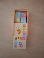 Houten Dieren Puzzelblokken domino's, Ophalen, 2 tot 4 jaar, Gebruikt, Meer dan 50 stukjes