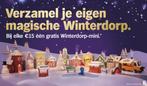 AH Winterdorp Kerstdorp | AH Kersthuisjes, Verzamelen, Supermarktacties, Albert Heijn, Ophalen of Verzenden