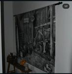 Wanddoek met koeien. Zo goed als nieuw., Huis en Inrichting, Ophalen of Verzenden, Zo goed als nieuw