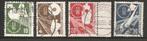 Duitse Bondsrepubliek  Yvert nrs 53 t/m 56, Verzenden, BRD, Gestempeld