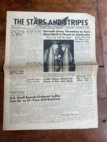 WO2 Amerikaanse Stars & Stripes Ardennen bulge dec 1944 beschikbaar voor biedingen