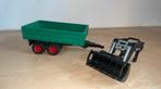 Bruder aanhanger en voorgrijper tractor, Ophalen of Verzenden, Zo goed als nieuw, Hijskraan, Tractor of Landbouw