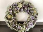 Hortensia kunstbloemen krans, Ophalen, Zo goed als nieuw
