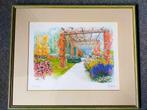 aquarel M. Marten, Antiek en Kunst, Ophalen
