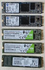 Mini Partij 5x SSD’s NVMS’s  4x 120 &  1x128Gb, Computers en Software, Harde schijven, Ophalen of Verzenden, Gebruikt, Intern