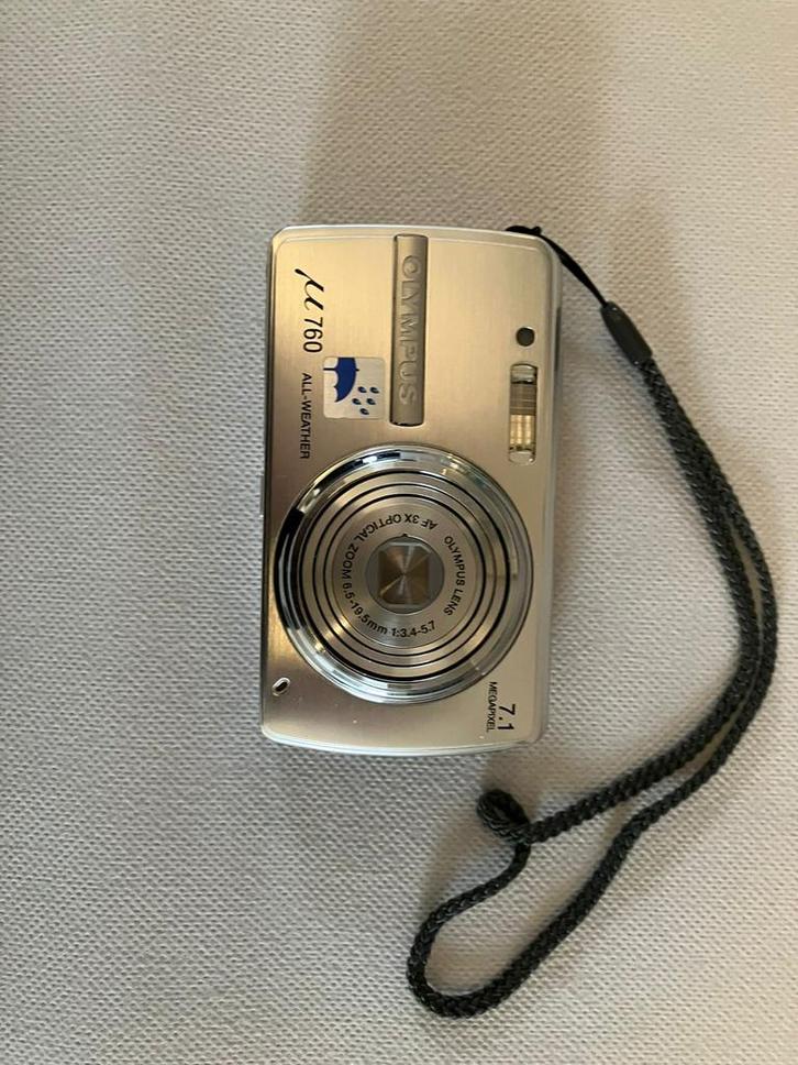 Olympus µ 760 (mju 760) – All Weather – 7.1 Megapixel, Audio, Tv en Foto, Fotocamera's Digitaal, Zo goed als nieuw, Compact, Olympus
