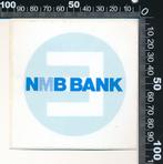 Sticker: NMB Bank, Verzamelen, Ophalen of Verzenden
