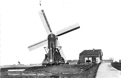 AW493 Hoogmade bij Leiden Molen 1965, Verzamelen, Ansichtkaarten | Nederland, Ongelopen, Zuid-Holland, 1960 tot 1980, Verzenden