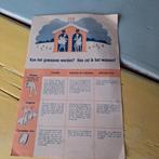 Lux vintage folder "Kan het gewassen worden?", Ophalen of Verzenden, Zo goed als nieuw, Overige typen