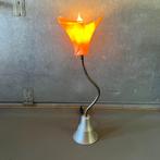 post modern design jaren 80 90 kunststof flower tulp lamp, Huis en Inrichting, Lampen | Tafellampen, Gebruikt, Metaal, Ophalen of Verzenden