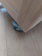 2 Salontafels Vierkant met Lades en Wieltjes, Huis en Inrichting, Tafels | Salontafels, Ophalen, Gebruikt, 50 tot 100 cm, Vierkant