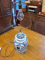 Delfts Blauwe Schemerlamp - De 3 Klokken, 18e Eeuw, Antiek en Kunst, Ophalen