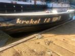 Elektrische Polyester boot vaarklaar voor grachten, Watersport en Boten, Overige Watersport en Boten, Ophalen, Zo goed als nieuw