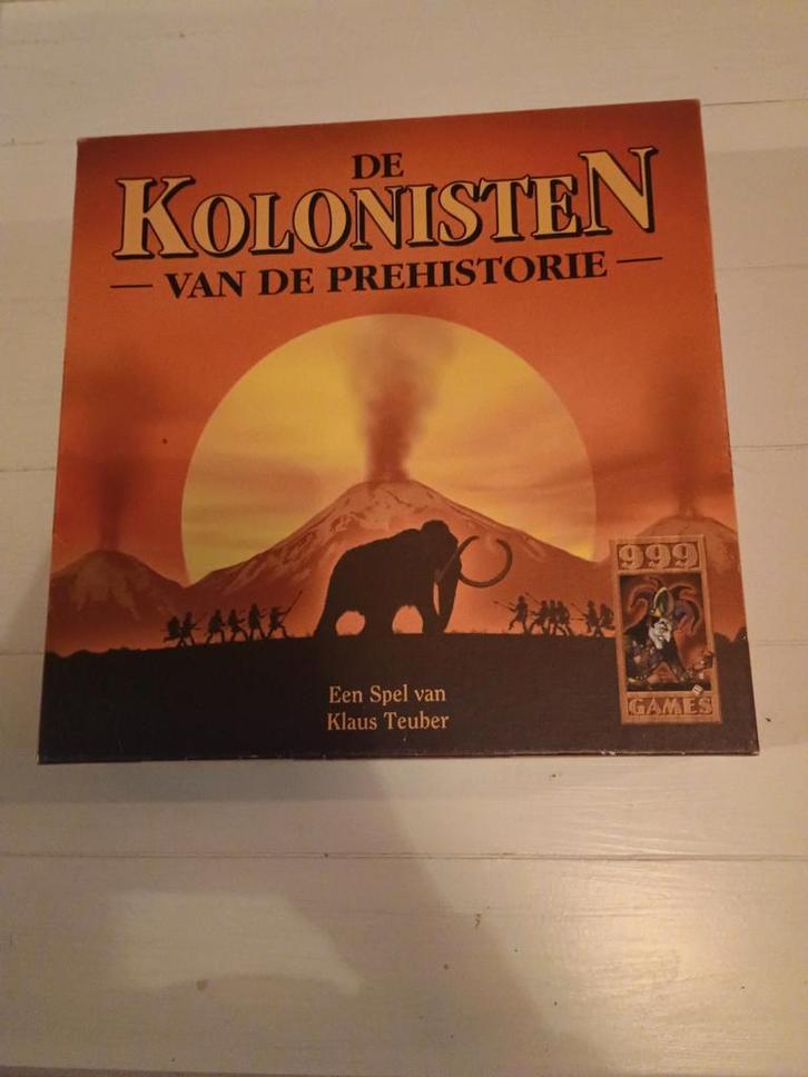 De Kolonisten van de Prehistorie Bordspel, Hobby en Vrije tijd, Gezelschapsspellen | Bordspellen, Nieuw, Drie of vier spelers