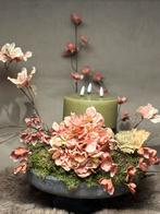 Countryfield bloemstuk met kaars & afstandsbediening, Huis en Inrichting, Woonaccessoires | Kandelaars en Kaarsen, Overige materialen
